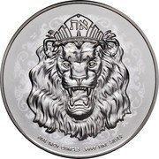 Niue Ten Dollars Roaring Lion 2022  BU. ALL YOUR WORDS ARE TRUE on reverse ELIZABETH II NIUE TEN DOLLARS IRB 2022 coin obverse Niue Ten Dollars Roaring Lion 2022  BU. ALL YOUR WORDS ARE TRUE on reverse ELIZABETH II NIUE TEN DOLLARS IRB 2022 coin obverse