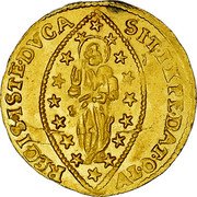 Italy Zecchino Paolo Renier ND KM# 714 SIT. T. XPE. DAT. Q. TV REGIS. ISTE. DVCA coin reverse Italy Zecchino Paolo Renier ND KM# 714 SIT. T. XPE. DAT. Q. TV REGIS. ISTE. DVCA coin reverse