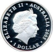 Australia 1 Dollar 100th Anniversary of Rotary International 2005 KM# 832 ELIZABETH II AUSTRALIA 2005 1 DOLLAR IRB coin obverse Australia 1 Dollar 100th Anniversary of Rotary International 2005 KM# 832 ELIZABETH II AUSTRALIA 2005 1 DOLLAR IRB coin obverse