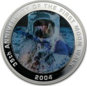 Australia 1 Dollar 35th Anniversary of the First Moon Walk 2004 KM# 736 35TH ANNIVERSARY OF THE FIRST MOON WALK 2004 coin reverse Australia 1 Dollar 35th Anniversary of the First Moon Walk 2004 KM# 736 35TH ANNIVERSARY OF THE FIRST MOON WALK 2004 coin reverse
