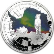 Australia 1 Dollar Australian Antarctic Territory Series - Aurora Australis 2013 KM# 2046 2013 - AURORA AUSTRALIS AUSTRALIAN ANTARCTIC TERRITORY 1 OZ 99.9 SILVER P AH coin reverse Australia 1 Dollar Australian Antarctic Territory Series - Aurora Australis 2013 KM# 2046 2013 - AURORA AUSTRALIS AUSTRALIAN ANTARCTIC TERRITORY 1 OZ 99.9 SILVER P AH coin reverse