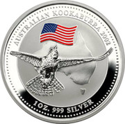 Australia 1 Dollar Australian Kookaburra 2002 KM# 691.2 AUSTRALIAN KOOKABURRA 2002 1 OZ. 999 SILVER P coin reverse Australia 1 Dollar Australian Kookaburra 2002 KM# 691.2 AUSTRALIAN KOOKABURRA 2002 1 OZ. 999 SILVER P coin reverse