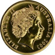 Australia 1 Dollar Australian Volunteers 2003 KM# 690 ELIZABETH II AUSTRALIA 2003 IRB coin obverse Australia 1 Dollar Australian Volunteers 2003 KM# 690 ELIZABETH II AUSTRALIA 2003 IRB coin obverse