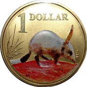 Australia 1 Dollar Bilby 2009 KM# 1655 1 DOLLAR coin reverse Australia 1 Dollar Bilby 2009 KM# 1655 1 DOLLAR coin reverse