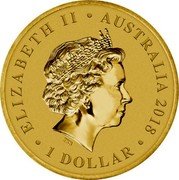 Australia 1 Dollar Citizenship 2018 P KM# 1428 ELIZABETH II AUSTRALIA 2009 1 DOLLAR IRB coin obverse Australia 1 Dollar Citizenship 2018 P KM# 1428 ELIZABETH II AUSTRALIA 2009 1 DOLLAR IRB coin obverse