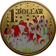 Australia 1 Dollar Clown Fish 2006 KM# 807 1 DOLLAR coin reverse Australia 1 Dollar Clown Fish 2006 KM# 807 1 DOLLAR coin reverse