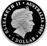 Australia 1 Dollar Coco-Keeling islands 50th anniversary 2005 P Proof KM# 1015 ELIZABETH II ∙ AUSTRALIA 1 DOLLAR coin obverse Australia 1 Dollar Coco-Keeling islands 50th anniversary 2005 P Proof KM# 1015 ELIZABETH II ∙ AUSTRALIA 1 DOLLAR coin obverse