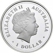 Australia 1 Dollar Discover Australia - Great Barrier Reef 2006 KM# 944 ELIZABETH II AUSTRALIA 1 DOLLAR IRB coin obverse