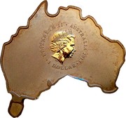 Australia 1 Dollar Kangaroo (Map Shaped) 2013 KM# 1929 ELIZABETH II AUSTRALIA 2013 1 DOLLAR IRB coin obverse Australia 1 Dollar Kangaroo (Map Shaped) 2013 KM# 1929 ELIZABETH II AUSTRALIA 2013 1 DOLLAR IRB coin obverse