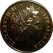 Australia 1 Dollar Mining Australia 2013 KM# 2016 ELIZABETH II AUSTRALIA 2013 IRB coin obverse Australia 1 Dollar Mining Australia 2013 KM# 2016 ELIZABETH II AUSTRALIA 2013 IRB coin obverse