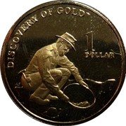 Australia 1 Dollar Mining Australia 2013 KM# 2016 DISCOVERY OF GOLD 1 DOLLAR AS coin reverse Australia 1 Dollar Mining Australia 2013 KM# 2016 DISCOVERY OF GOLD 1 DOLLAR AS coin reverse