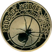 Australia 1 Dollar Redback Spider 2010 KM# 1448 REDBACK SPIDER P EM coin reverse Australia 1 Dollar Redback Spider 2010 KM# 1448 REDBACK SPIDER P EM coin reverse