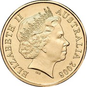 Australia 1 Dollar Saint Sister Mary Mackillop 2008 KM# 1063 ELIZABETH II AUSTRALIA 2008 IRB coin obverse Australia 1 Dollar Saint Sister Mary Mackillop 2008 KM# 1063 ELIZABETH II AUSTRALIA 2008 IRB coin obverse