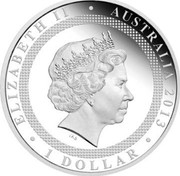 Australia 1 Dollar Sister Cities 2013 KM# 2142 ELIZABETH II AUSTRALIA 2013 1 DOLLAR IRB coin obverse Australia 1 Dollar Sister Cities 2013 KM# 2142 ELIZABETH II AUSTRALIA 2013 1 DOLLAR IRB coin obverse