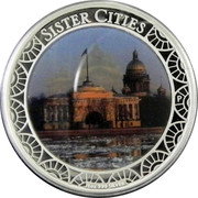Australia 1 Dollar Sister Cities 2013 KM# 2142 SISTER CITIES 1 OZ 999 SILVER P coin reverse Australia 1 Dollar Sister Cities 2013 KM# 2142 SISTER CITIES 1 OZ 999 SILVER P coin reverse