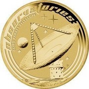 Australia 1 Dollar Space Theme - Observatories 2009 KM# 1259 OBSERUATORIES CSIRO PARKES TELESCOPE P EM coin reverse Australia 1 Dollar Space Theme - Observatories 2009 KM# 1259 OBSERUATORIES CSIRO PARKES TELESCOPE P EM coin reverse