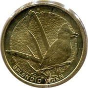 Australia 1 Dollar Splendid Wren 2008 KM# 1172 SPLENDID WREN P WR coin reverse Australia 1 Dollar Splendid Wren 2008 KM# 1172 SPLENDID WREN P WR coin reverse
