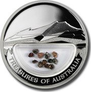 Australia 1 Dollar (Treasures of Australia) KM# 1242 TREASURES OF AUSTRALIA JG coin reverse