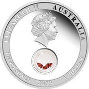 Australia 1 Dollar Treasures of the World - Europe 2013 KM# 1932 ELIZABETH II AUSTRALIA 1 OZ 999 SILVER 2013 1 DOLLAR IRB coin obverse Australia 1 Dollar Treasures of the World - Europe 2013 KM# 1932 ELIZABETH II AUSTRALIA 1 OZ 999 SILVER 2013 1 DOLLAR IRB coin obverse