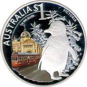 Australia 1 Dollar Victoria 2010 KM# 1452 AUSTRALIA $1 VICTORIA 1 OZ 999 SILVER P EM coin reverse Australia 1 Dollar Victoria 2010 KM# 1452 AUSTRALIA $1 VICTORIA 1 OZ 999 SILVER P EM coin reverse