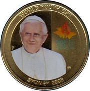 Australia 1 Dollar World Youth Day 2008 KM# 1682 WORLD YOUTH DAY SYDNEY 2008 WYD SYD 08 WORLD YOUTH DAY SYDNEY 2008 P WR coin reverse Australia 1 Dollar World Youth Day 2008 KM# 1682 WORLD YOUTH DAY SYDNEY 2008 WYD SYD 08 WORLD YOUTH DAY SYDNEY 2008 P WR coin reverse