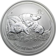 Australia 1 Dollar Year of the Mouse 2008 KM# 1755c YEAR OF THE MOUSE P coin reverse Australia 1 Dollar Year of the Mouse 2008 KM# 1755c YEAR OF THE MOUSE P coin reverse