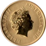 Australia $1 Great Barrier Reef 2010 KM# 1384 ELIZABETH II AUSTRALIA 2010 IRB coin obverse Australia $1 Great Barrier Reef 2010 KM# 1384 ELIZABETH II AUSTRALIA 2010 IRB coin obverse