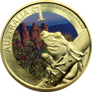 Australia $1 Greater Blue Mountains 2010 KM# 1385 AUSTRALIA $1 GREATER BLUE MOUNTAINS P RV coin reverse Australia $1 Greater Blue Mountains 2010 KM# 1385 AUSTRALIA $1 GREATER BLUE MOUNTAINS P RV coin reverse