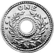 Australia One Penny ND(1943) KM# Tn1.1 Token coinage ONE PENNY coin reverse Australia One Penny ND(1943) KM# Tn1.1 Token coinage ONE PENNY coin reverse