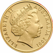 Australia 10 Cents (Lyrebird) KM# 402a ELIZABETH II AUSTRALIA 2001 IRB coin obverse Australia 10 Cents (Lyrebird) KM# 402a ELIZABETH II AUSTRALIA 2001 IRB coin obverse