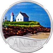 Canada 10 Dollars Panmure Island 2017 Proof CANADA 1867-2017 coin reverse Canada 10 Dollars Panmure Island 2017 Proof CANADA 1867-2017 coin reverse