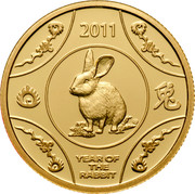 Australia 10 Dollars Year of the Rabbit 2011 Proof KM# 1662 2011 YEAR OF THE RABBIT coin reverse Australia 10 Dollars Year of the Rabbit 2011 Proof KM# 1662 2011 YEAR OF THE RABBIT coin reverse