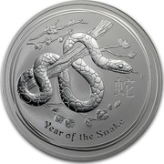 Australia 10 Dollars Year of the Snake 2013 KM# 1995 YEAR OF THE SNAKE P coin reverse Australia 10 Dollars Year of the Snake 2013 KM# 1995 YEAR OF THE SNAKE P coin reverse