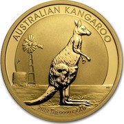 Australia 100 Dollars Australian Kangaroo 2012 P Proof KM# 1686 AUSTRALIAN KANGAROO 2012 1 OZ 9999 GOLD P WR coin reverse Australia 100 Dollars Australian Kangaroo 2012 P Proof KM# 1686 AUSTRALIAN KANGAROO 2012 1 OZ 9999 GOLD P WR coin reverse