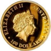 Australia 100 Dollars Australian Koala 2013 KM# 2048 ELIZABETH II AUSTRALIA 100 DOLLARS IRB coin obverse Australia 100 Dollars Australian Koala 2013 KM# 2048 ELIZABETH II AUSTRALIA 100 DOLLARS IRB coin obverse