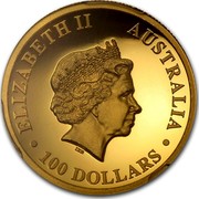 Australia 100 Dollars Australian Koala 2013 Proof KM# 1983 ELIZABETH II AUSTRALIA 100 DOLLARS IRB coin obverse Australia 100 Dollars Australian Koala 2013 Proof KM# 1983 ELIZABETH II AUSTRALIA 100 DOLLARS IRB coin obverse