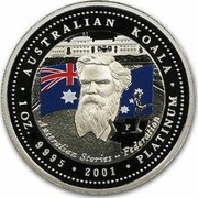 Australia 100 Dollars Sir Henry Parkes 2001 Proof KM# 921 AUSTRALIAN KOALA AUSTRALIAN STORIES ~ FEDERATION 1 OZ. 9995 2001 PLATINUM coin reverse Australia 100 Dollars Sir Henry Parkes 2001 Proof KM# 921 AUSTRALIAN KOALA AUSTRALIAN STORIES ~ FEDERATION 1 OZ. 9995 2001 PLATINUM coin reverse