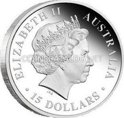 Australia 15 Dollars Discover Australia - Echidna 2009 KM# 1236 ELIZABETH II AUSTRALIA 15 DOLLARS IRB coin obverse Australia 15 Dollars Discover Australia - Echidna 2009 KM# 1236 ELIZABETH II AUSTRALIA 15 DOLLARS IRB coin obverse