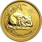 Australia 15 Dollars Year of the Mouse 2008 KM# 1890 YEAR OF THE MOUSE P coin reverse Australia 15 Dollars Year of the Mouse 2008 KM# 1890 YEAR OF THE MOUSE P coin reverse