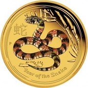 Australia 15 Dollars Year of the Snake (Colorized) 2013 KM# 2089 YEAR OF THE SNAKE P coin reverse Australia 15 Dollars Year of the Snake (Colorized) 2013 KM# 2089 YEAR OF THE SNAKE P coin reverse