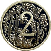 Australia 2 Cents 2009 P Proof KM# 1250 Commonwealth of Australia Decimal coinage 2 coin reverse Australia 2 Cents 2009 P Proof KM# 1250 Commonwealth of Australia Decimal coinage 2 coin reverse