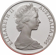 Australia 2 Cents Frilled-Neck Lizard 2006 KM# 63a ELIZABETH II AUSTRALIA 2006 coin obverse Australia 2 Cents Frilled-Neck Lizard 2006 KM# 63a ELIZABETH II AUSTRALIA 2006 coin obverse