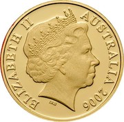 Australia 2 Cents Frilled-Neck Lizard 2006 KM# 768b ELIZABETH II AUSTRALIA 2016 IRB coin obverse Australia 2 Cents Frilled-Neck Lizard 2006 KM# 768b ELIZABETH II AUSTRALIA 2016 IRB coin obverse