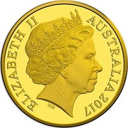 Australia 2 Dollars Aboriginal Elder 2001 B Proof KM# 406a ELIZABETH II AUSTRALIA 2017 IRB coin obverse Australia 2 Dollars Aboriginal Elder 2001 B Proof KM# 406a ELIZABETH II AUSTRALIA 2017 IRB coin obverse