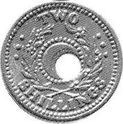 Australia Two Shillings ND(1943) KM# Tn4.3 Token coinage TWO SHILLINGS coin reverse Australia Two Shillings ND(1943) KM# Tn4.3 Token coinage TWO SHILLINGS coin reverse