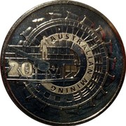 Australia 20 Cents Australian Mining 2013 KM# 2010 20 AUSTRALIAN MINING coin reverse Australia 20 Cents Australian Mining 2013 KM# 2010 20 AUSTRALIAN MINING coin reverse