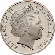 Australia 20 Cents (Making a Difference - Australian Volunteers) KM# 688 ELIZABETH II AUSTRALIA 2003 IRB coin obverse Australia 20 Cents (Making a Difference - Australian Volunteers) KM# 688 ELIZABETH II AUSTRALIA 2003 IRB coin obverse