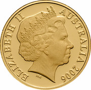Australia 20 Cents (Platypus) KM# 403b ELIZABETH II AUSTRALIA 2006 IRB coin obverse Australia 20 Cents (Platypus) KM# 403b ELIZABETH II AUSTRALIA 2006 IRB coin obverse