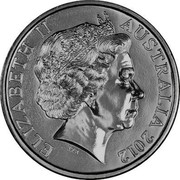 Australia 20 Cents Wheat Fields of Gold 2012 KM# 1625 ELIZABETH II AUSTRALIA 2012 IRB coin obverse Australia 20 Cents Wheat Fields of Gold 2012 KM# 1625 ELIZABETH II AUSTRALIA 2012 IRB coin obverse