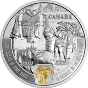 Canada 20 Dollars First World War Battlefront Series - Battle of Vimy Ridge 2017 Proof CANADA THE BATTLE OF VIMY RIDGE LA BATAILLE DE LA CRETE DE VIMY 1917 2017 PY coin reverse Canada 20 Dollars First World War Battlefront Series - Battle of Vimy Ridge 2017 Proof CANADA THE BATTLE OF VIMY RIDGE LA BATAILLE DE LA CRETE DE VIMY 1917 2017 PY coin reverse